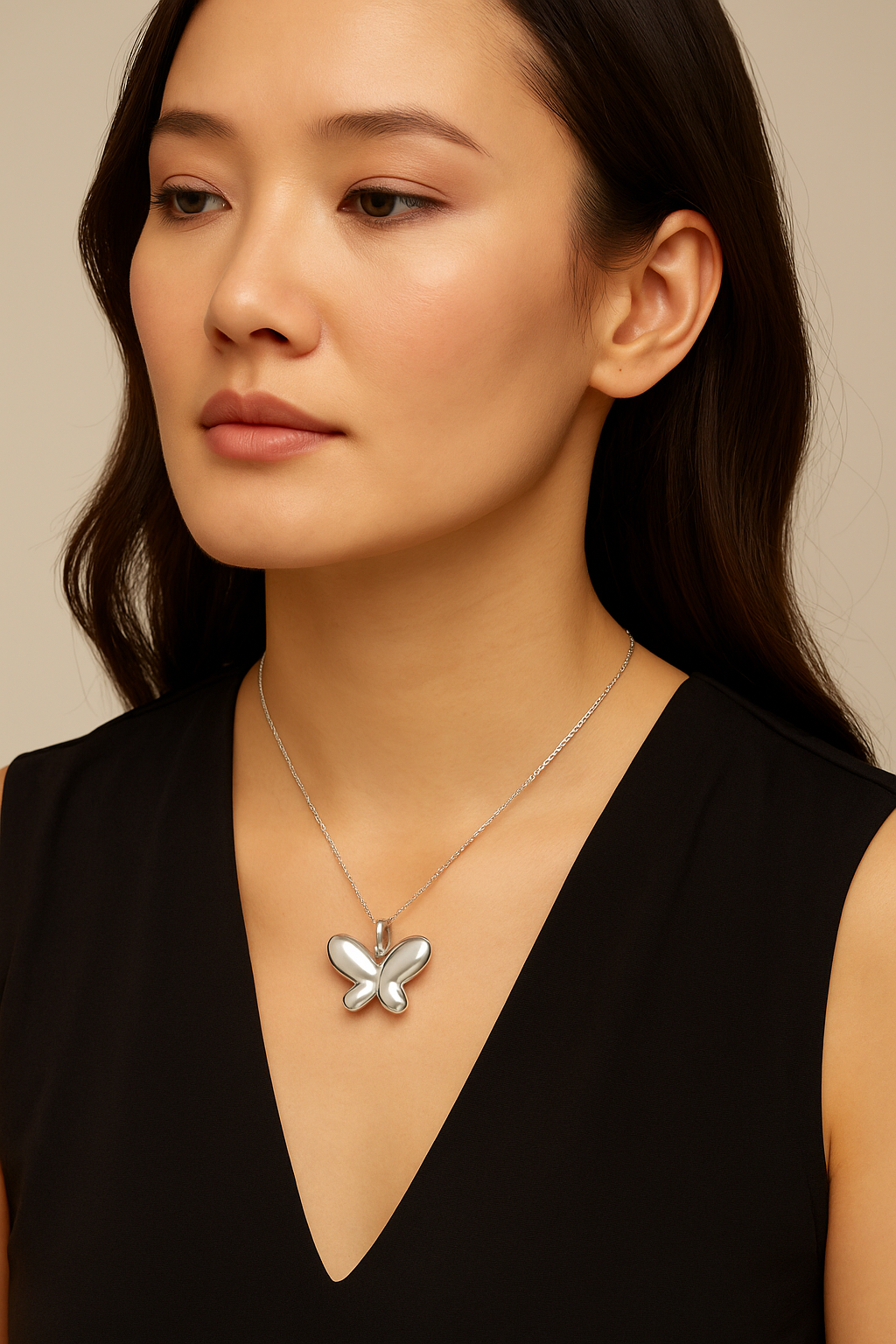 π¦ Butterfly Pendant β Silver or Gold-Plated