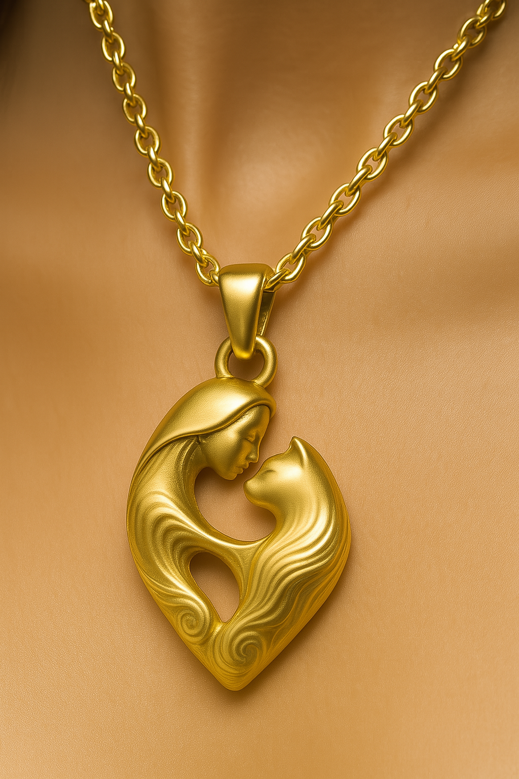 Totem Pendant – Heart Design for Dog or Cat Lovers