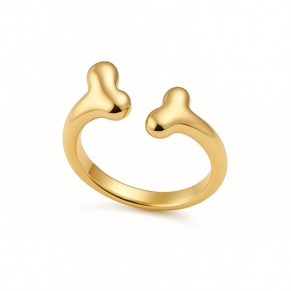 Silver Bone Ring