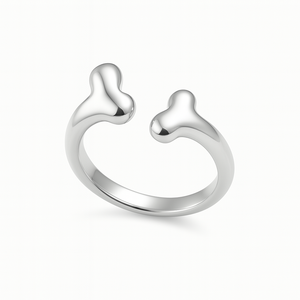 Silver Bone Ring