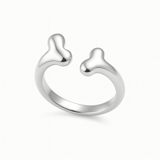 Silver Bone Ring