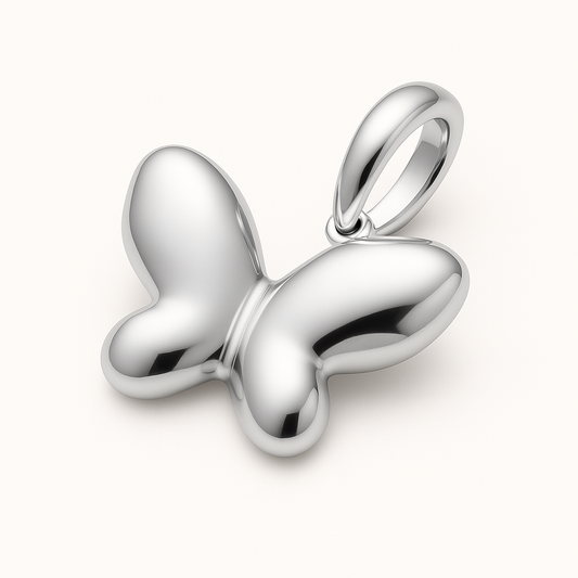 🦋 Butterfly Pendant – Silver or Gold-Plated